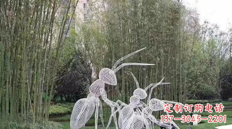 保定不锈钢艺术蚂蚁雕塑