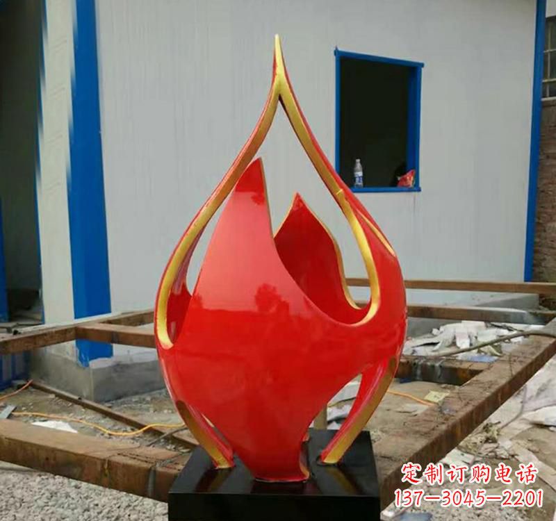 保定不锈钢艺术景观火龙果雕塑