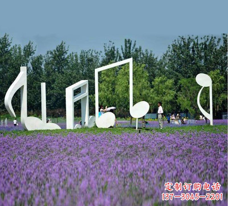 保定不锈钢音符雕塑音乐与艺术的完美结合