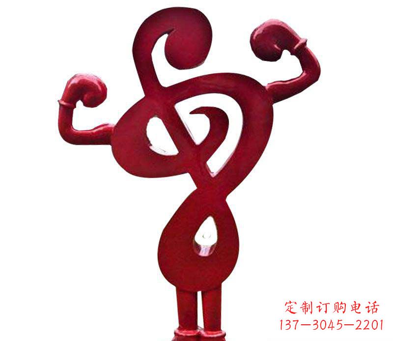 保定音符之美——不锈钢音符雕塑