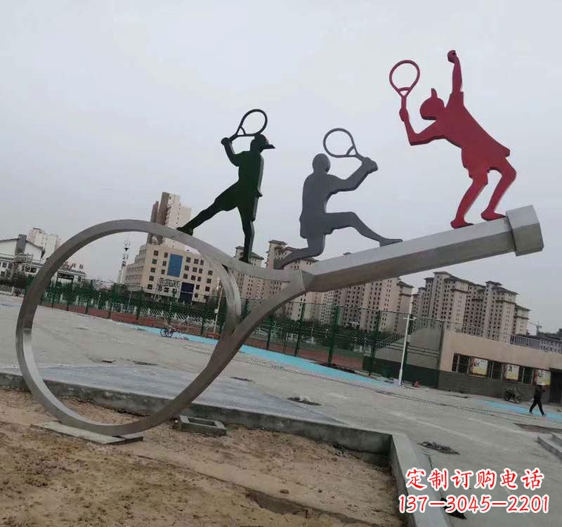 保定不锈钢羽毛球雕塑