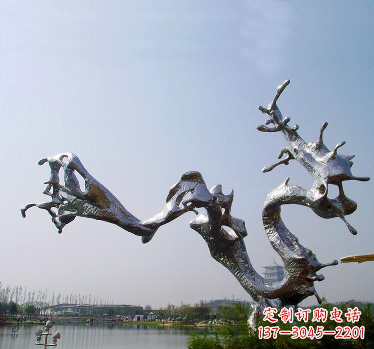 保定不锈钢园林抽象水滴雕塑