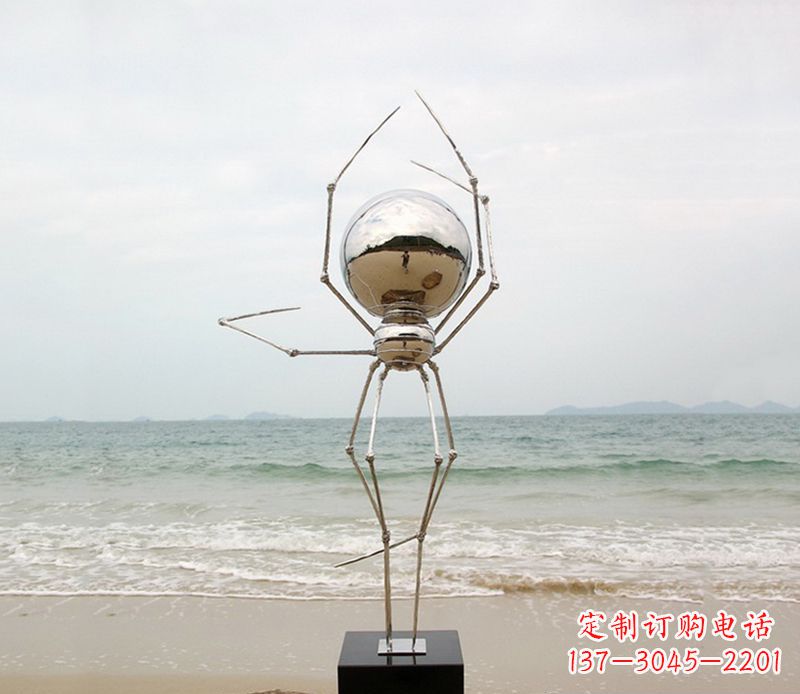 保定不锈钢的蜘蛛侠雕塑
