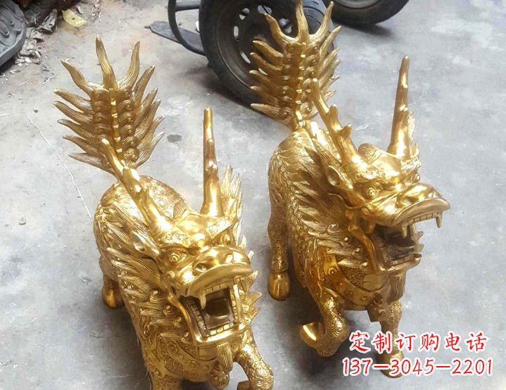 保定麒麟雕塑东方之瑰宝