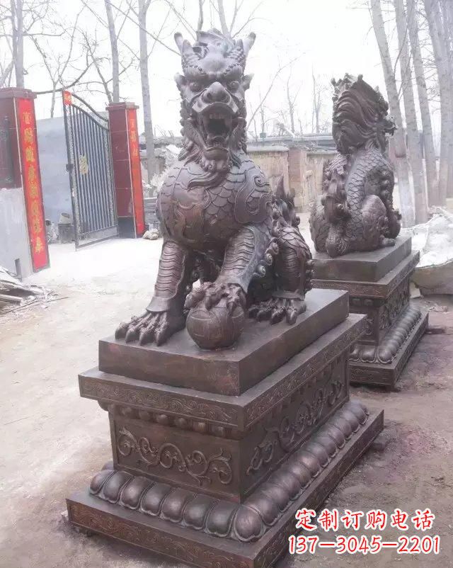 保定麒麟雕塑古老而又神秘