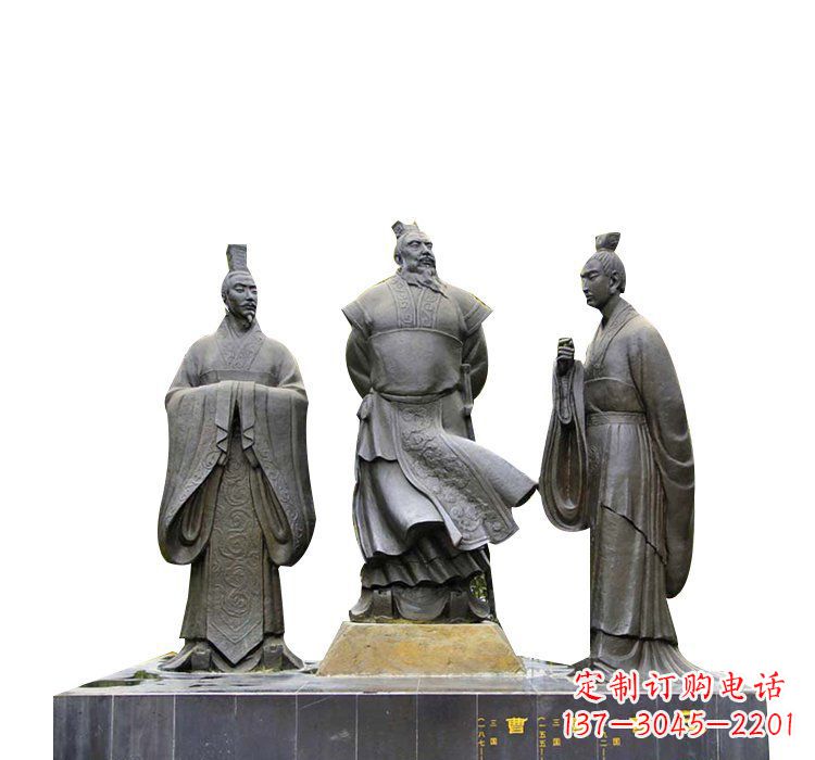 保定曹操曹丕曹植铜雕