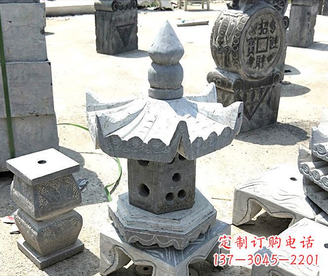 保定美丽的草坪大理石雕塑石灯