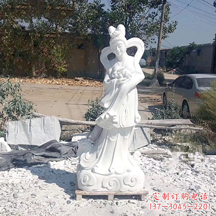 保定嫦娥奔月汉白玉精美雕像