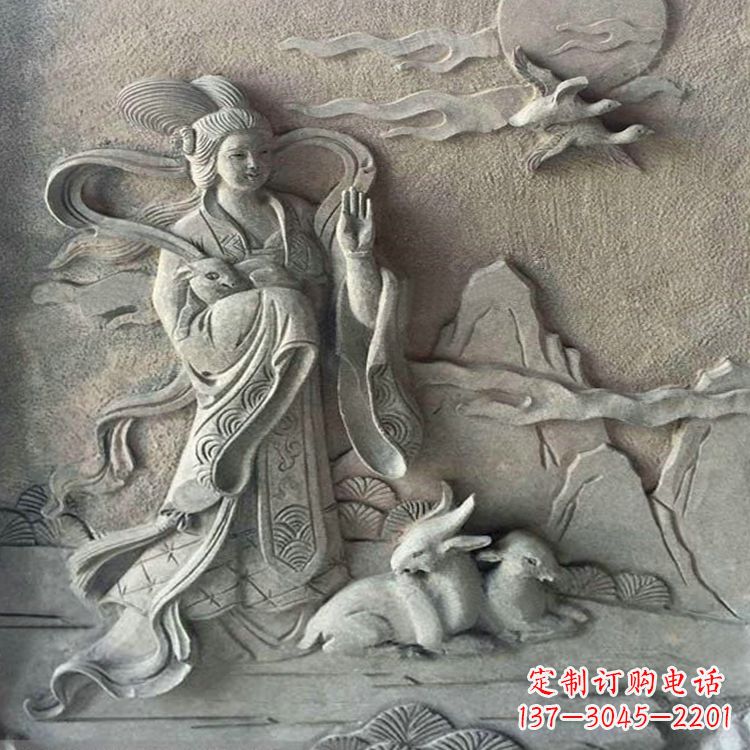 保定月神太阴星君嫦娥雕塑