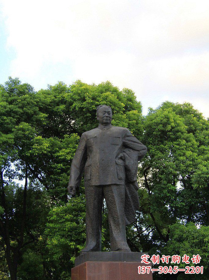 保定陈毅近代名人铜雕