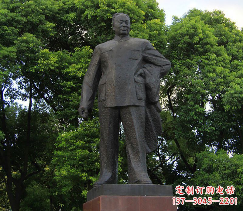 保定陈毅元帅铜雕荣耀中国历史的传承
