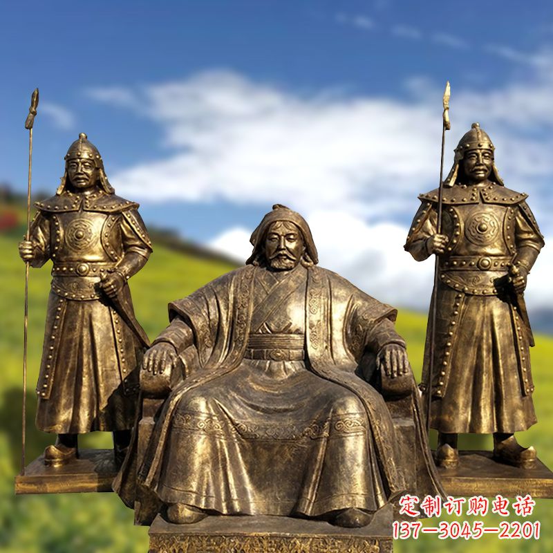 保定成吉思汗一座永恒的纪念雕塑