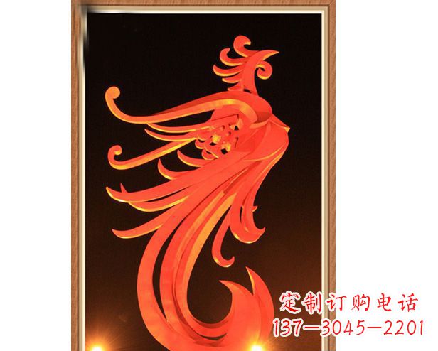 保定不锈钢凤凰雕塑美丽与传统的完美结合