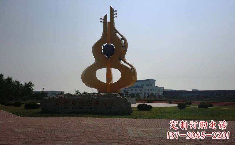 保定城市不锈钢葫芦造型雕塑
