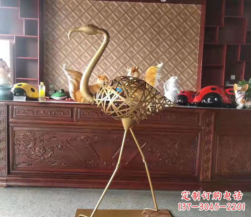 保定火烈鸟雕塑精美绝伦