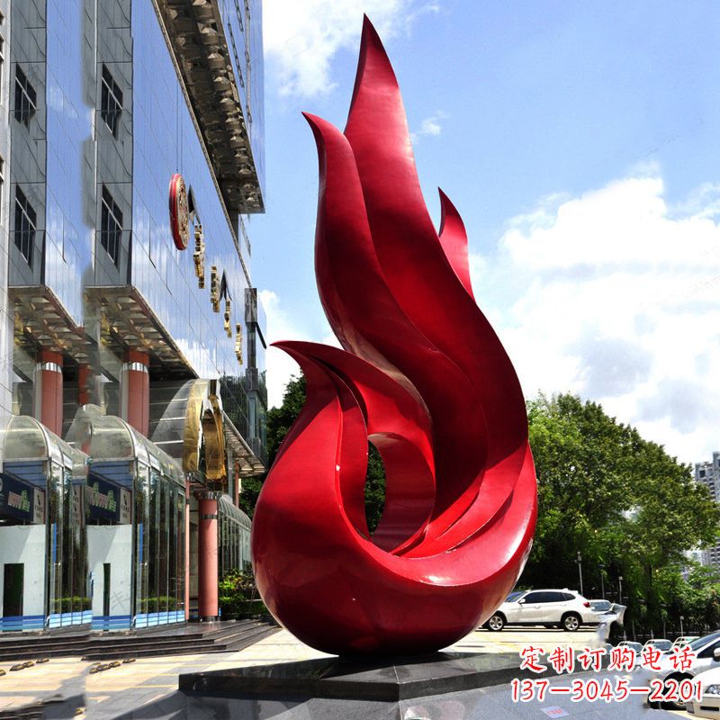 保定抽象不锈钢凤凰雕塑雕塑艺术的精美绝伦