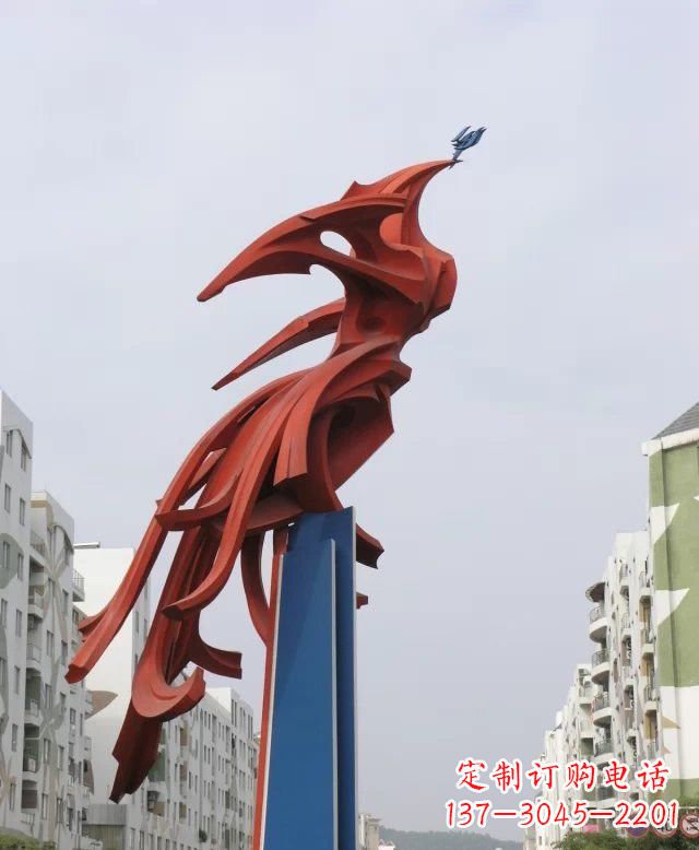 保定凤凰雕塑传承古老文化的艺术精品