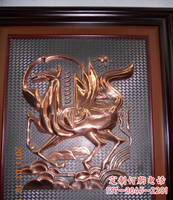 保定抽象飞马锻铜浮雕