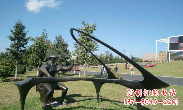 保定雕刻旋律钢琴雕塑
