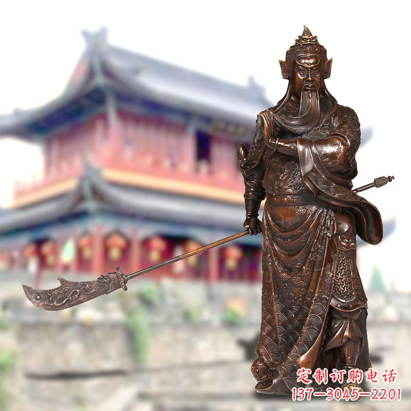 保定关公铜像千秋英雄的传奇