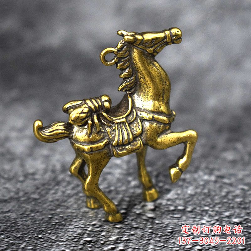 保定铜铸马儿雕塑艺术精品