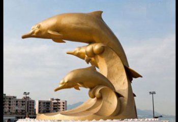 保定海豚雕塑——美丽的城市标志
