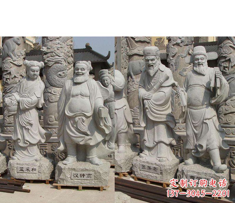 保定大理石八仙雕塑神秘的艺术之美