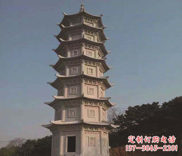 保定宝塔雕塑大理石的艺术精品
