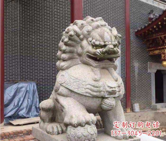 保定巨型大理石狮子雕塑