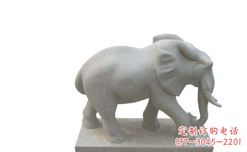 保定大象雕塑大理石大象公园的精美艺术