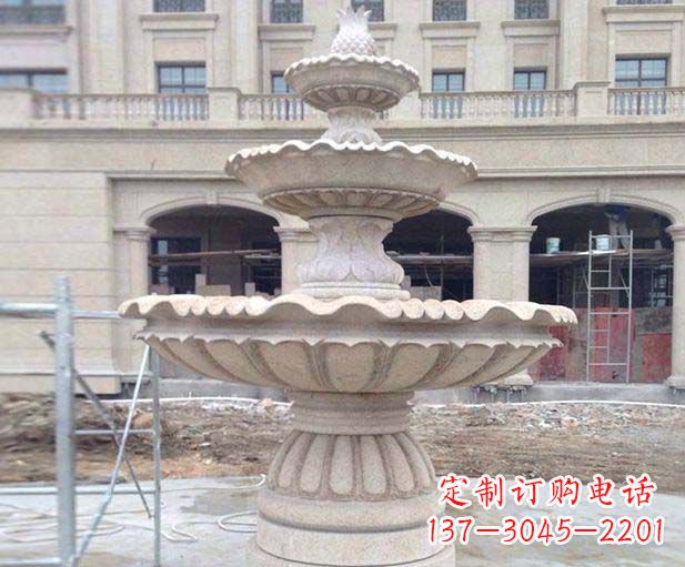 保定大理石大型喷泉石雕 (2)
