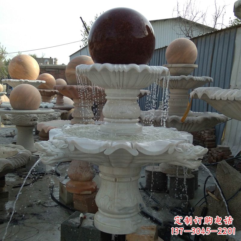 保定大理石风水球雕塑传统文化的艺术精髓