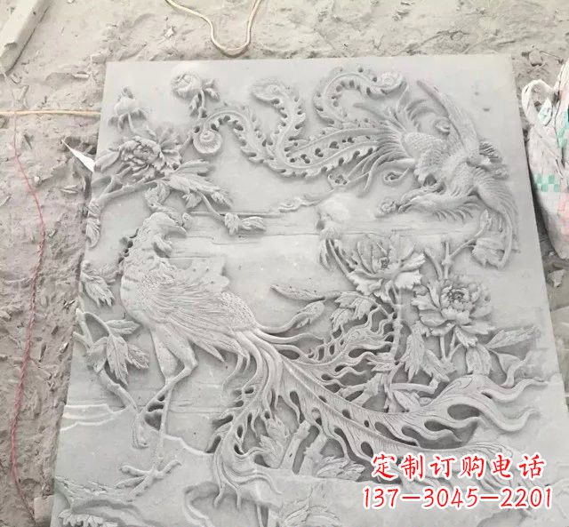 保定精美的凤凰雕塑