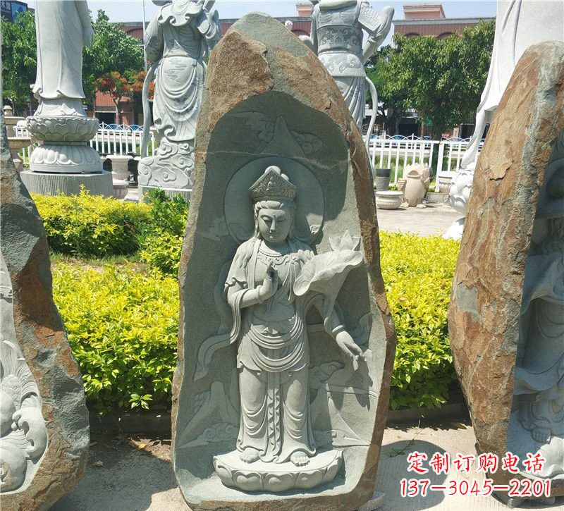 保定大理石观音像,以灵性铭刻记忆