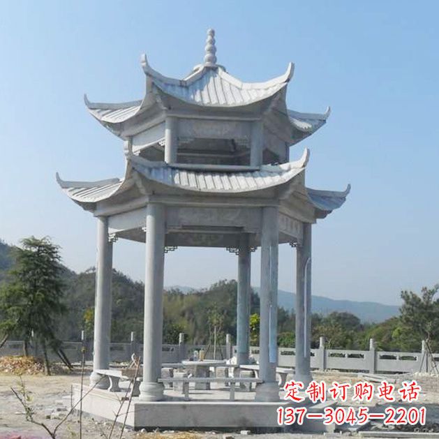 保定高雅大理石凉亭雕塑