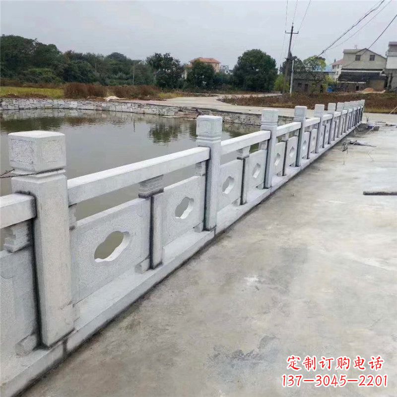 保定大理石河道石雕栏杆
