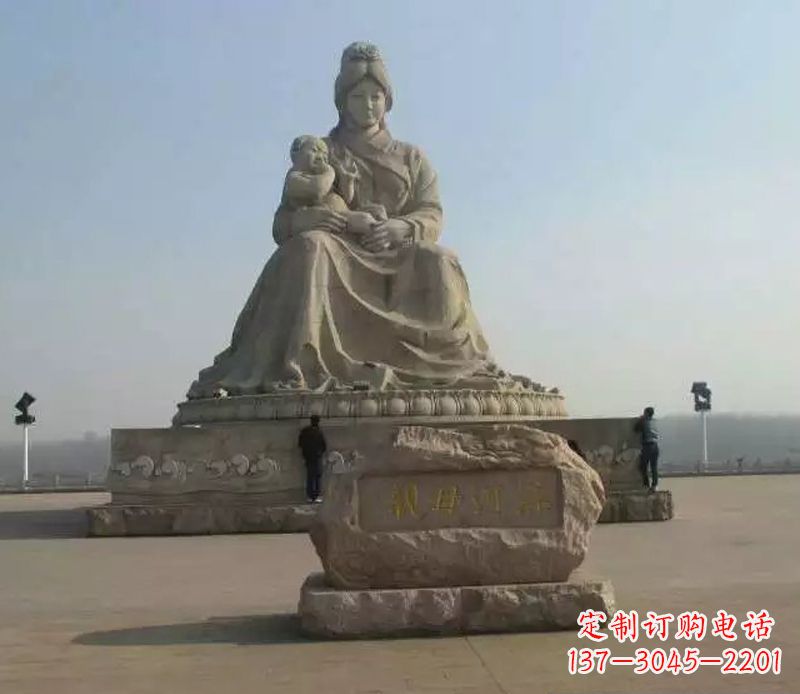 保定大理石黄河母亲雕塑