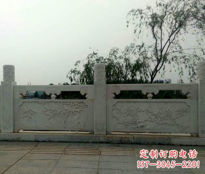 保定精美大理石栏板石雕
