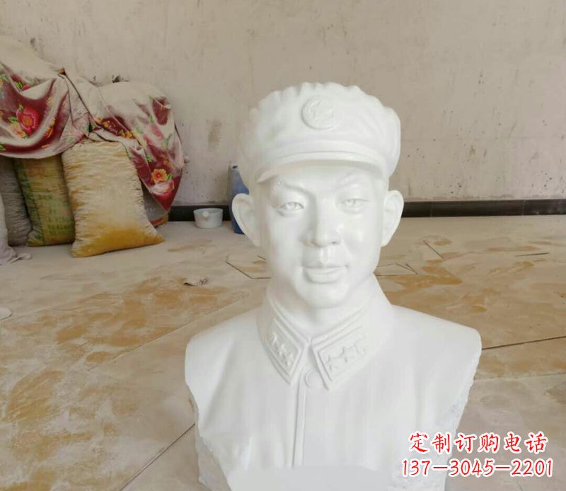 保定大理石雷锋石雕