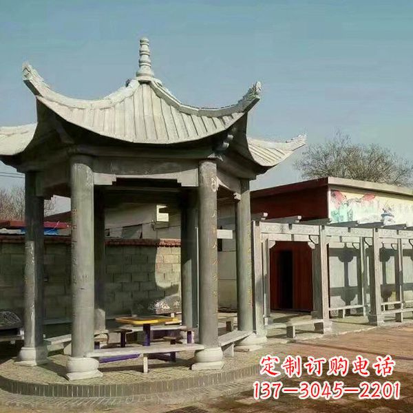 保定大理石凉亭庭院亭子