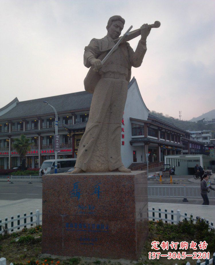 保定精美古典聂耳雕塑