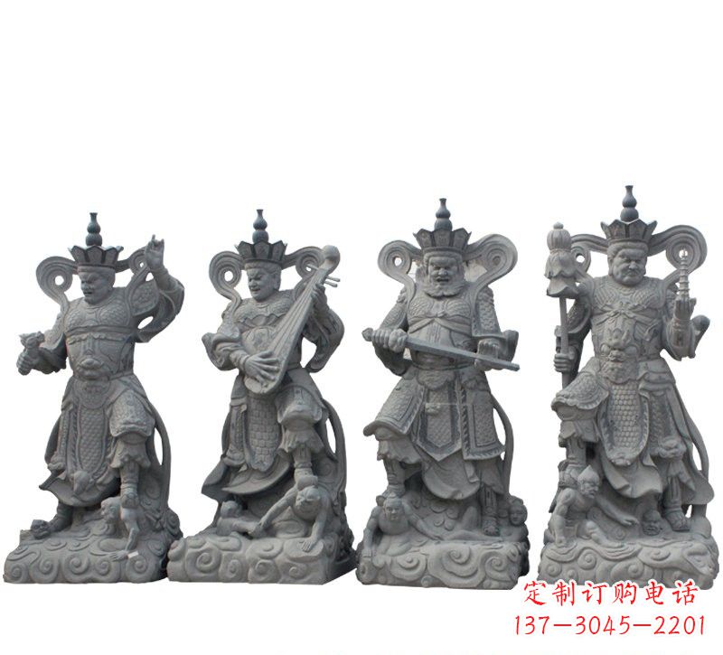保定四大天王大理石雕塑