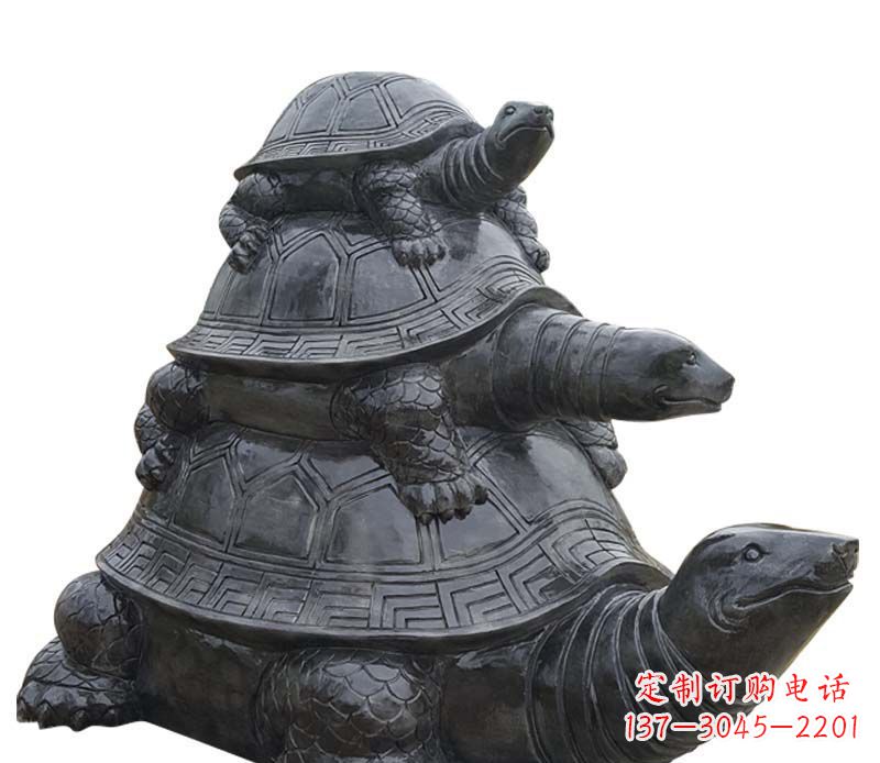 保定高品质大理石乌龟母子石雕