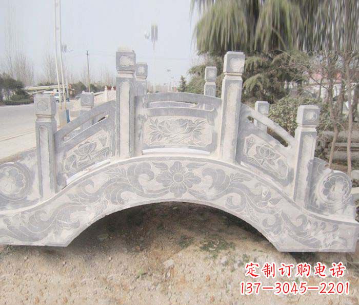 保定精美大理石小型拱桥石雕