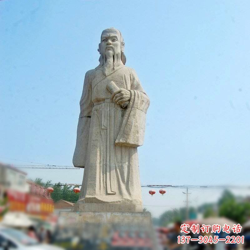 保定大理石庄子雕塑-名人雕像