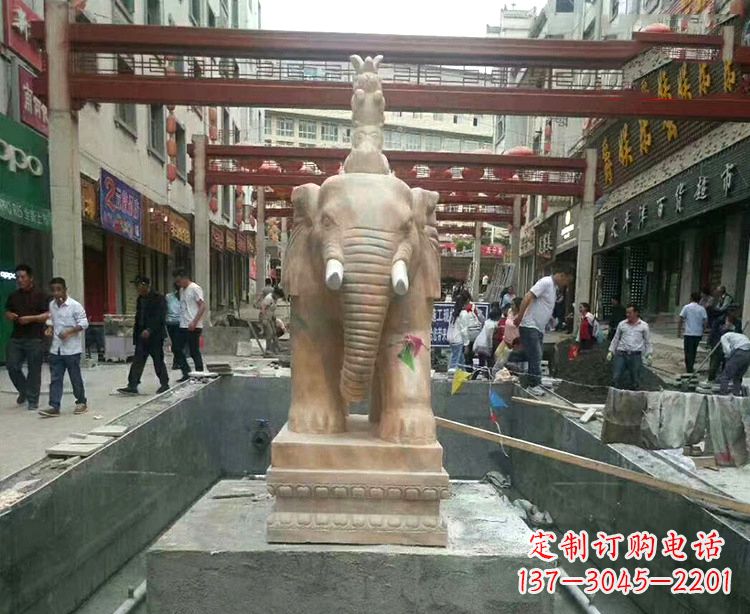 保定大象石材雕塑