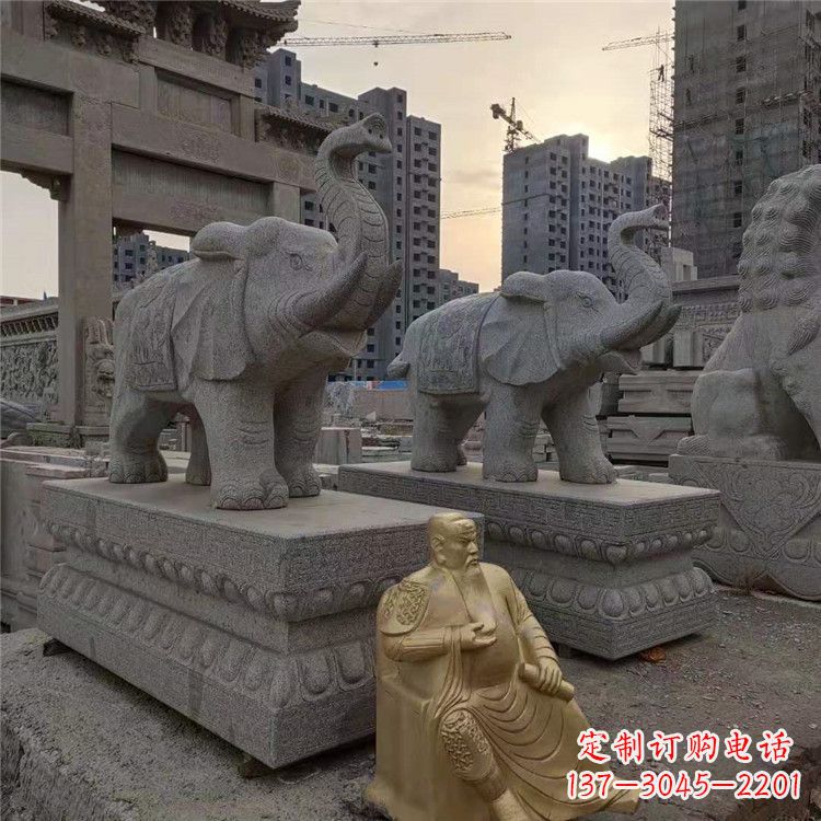 保定大象石雕吸水