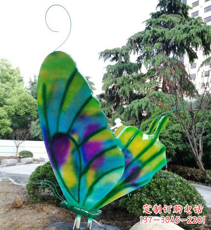 保定不锈钢蝴蝶雕塑,装点城市广场