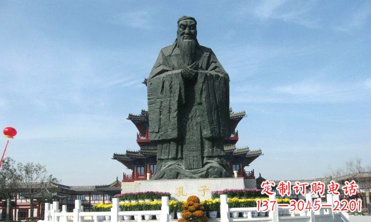 保定中国传统文化象征——孔子雕塑