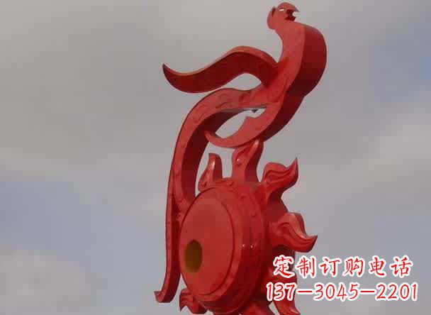 保定精美凤凰不锈钢雕塑